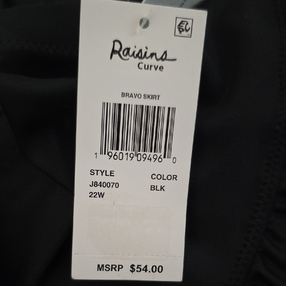 Raisins Curve Bravo Swim Skirt Bottom Tummy Thinner Thigh Minimizer, Size 22W - Picture 6 of 12